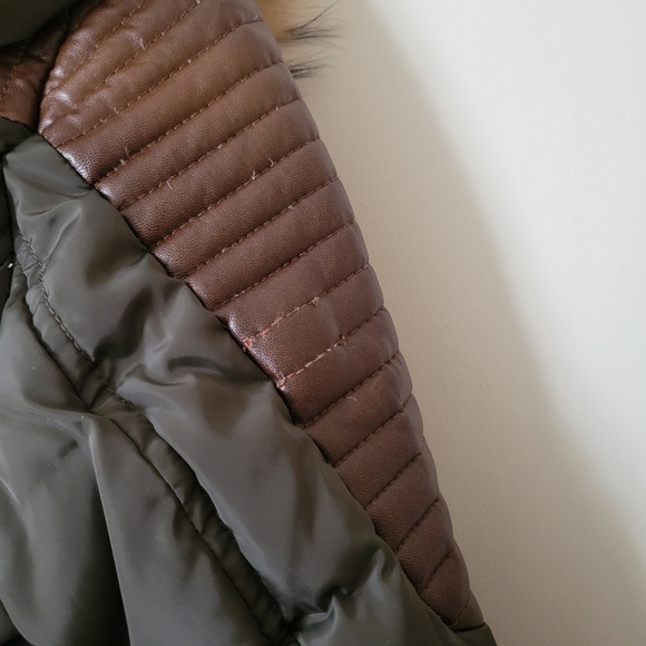 Nicole Benisti Down Parka with Fur Trim and Leather Accents - Picture 11 of 11